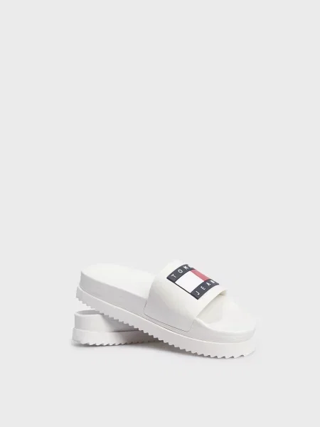 Шлепанцы Tommy Jeans белые