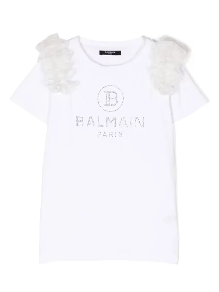 Koszulka dziecięca Balmain biała