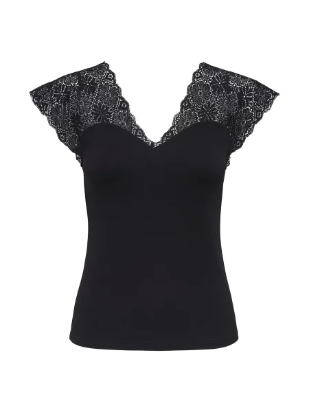 ONLY Tricou ONLLuni' negru