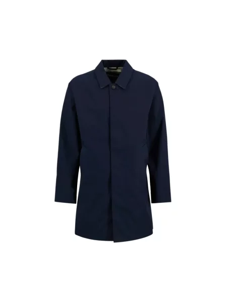 Kurtka przeciwdeszczowa o kroju regular fit z domieszką bawełny model ROKIG' Barbour niebieska