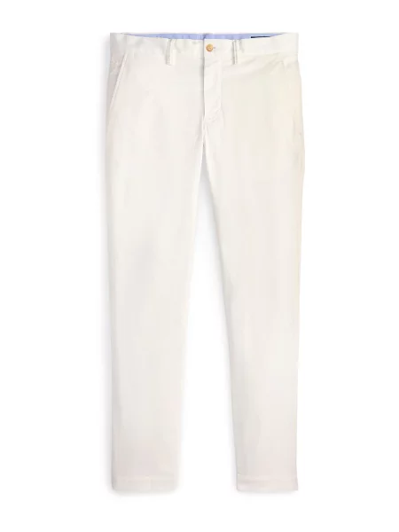 Polo Ralph Lauren Pantaloni eleganți BEDFORD' alb