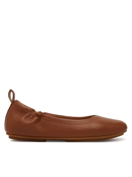 Балетки Fitflop коричневые