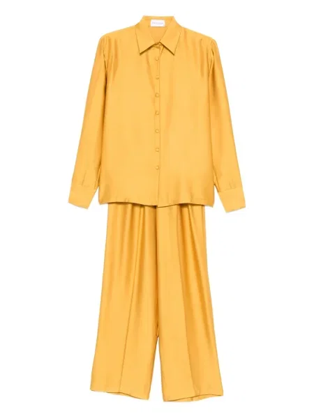 Salopetă Silkylicious galben