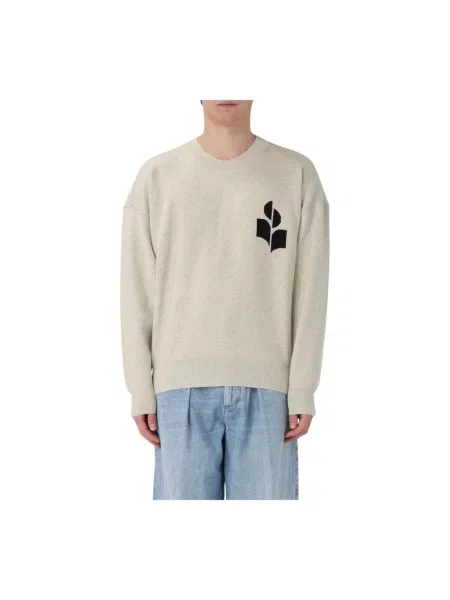 Dzianinowy sweter Isabel Marant szary