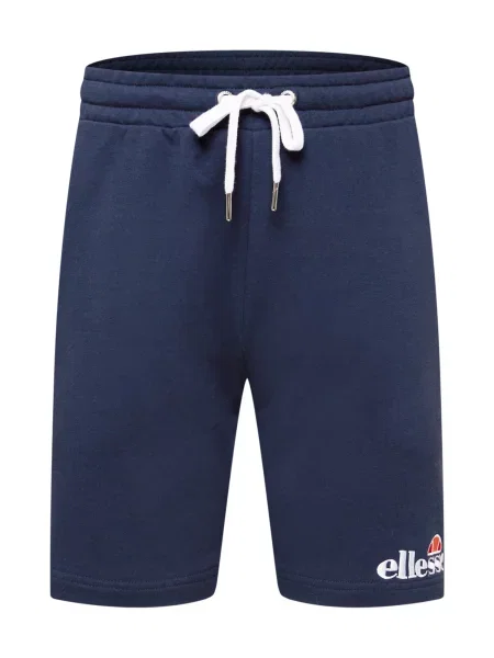 ELLESSE Pantaloni Silvan bleumarin / portocaliu / roșu alb