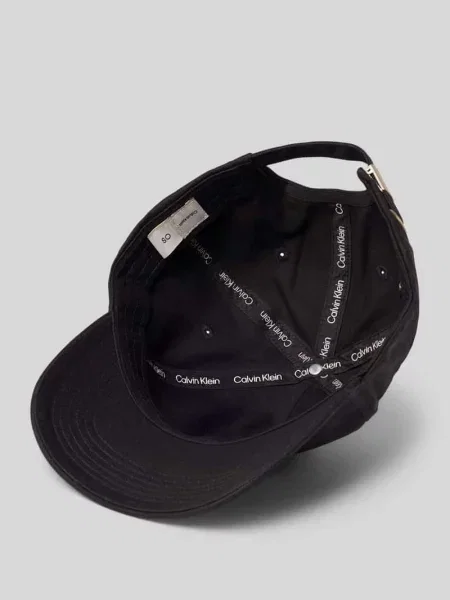 Czapka z daszkiem i wyhaftowanym logo model ‘Baseball’ Ck Calvin Klein czarna