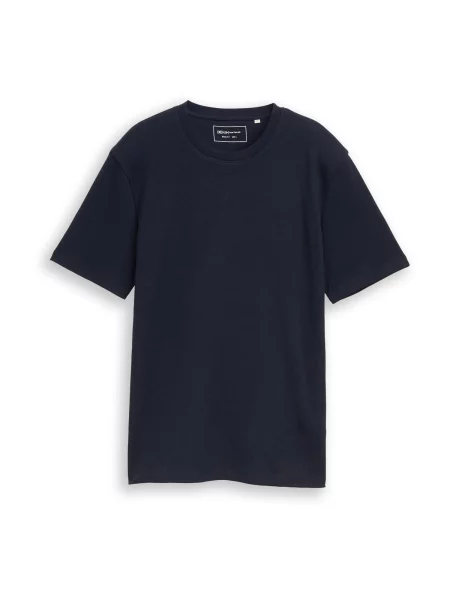 TOM TAILOR DENIM Tricou închis albastru
