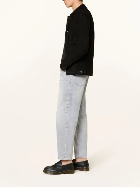 Boss Džíny Arlo Cropped Taper Fit medium grey šedé