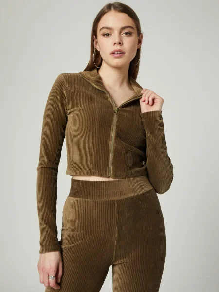VIERVIER Tricou Celia kaki