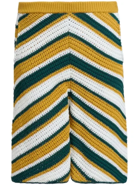 Pantaloni scurți Marni tricotate verde