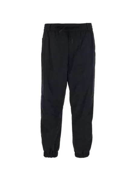 Pantaloni Moncler Grenoble cu autograf negru