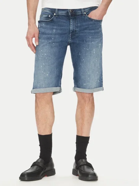 KARL LAGERFELD Pantaloni scurți de blugi Bleumarin albastru