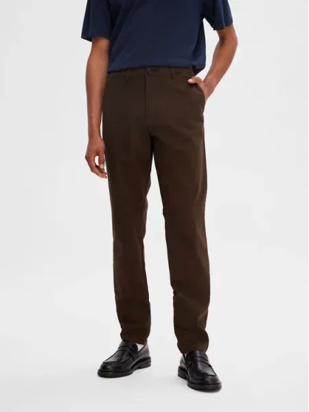 Selected Homme Pantaloni chino maro