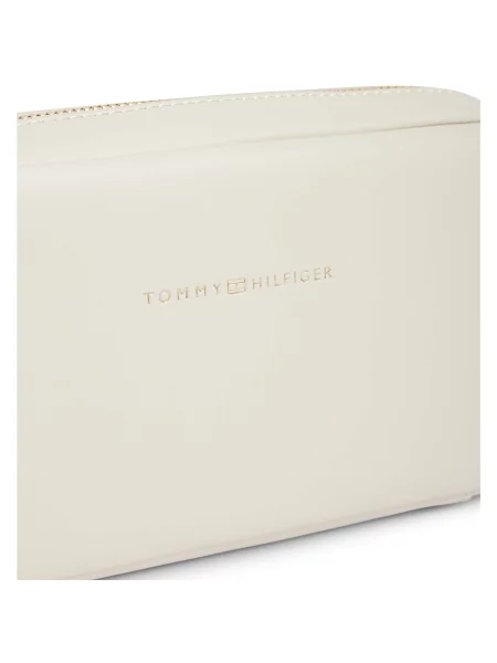 TOMMY HILFIGER Geantă de umăr ESSENTIAL crem alb
