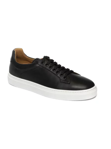 Sneakersy Frau skórzane czarne