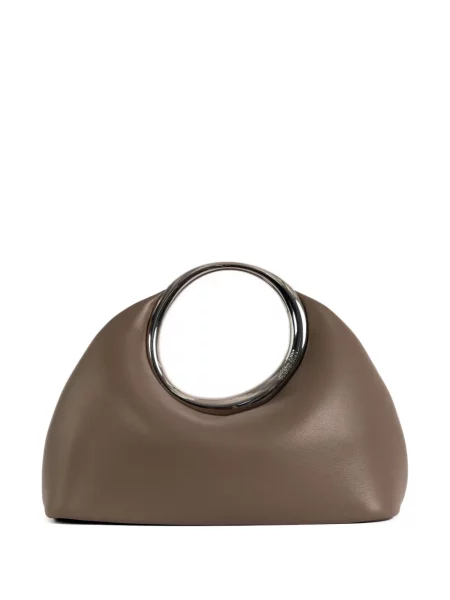 Geanta de piele Jacquemus din piele maro