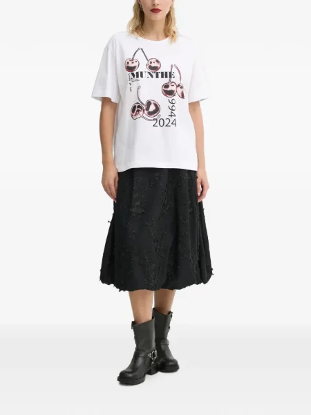 Tricou Munthe cu imagine alb