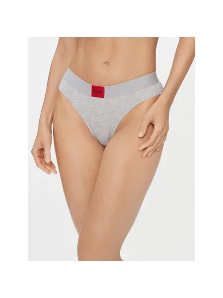 Hugo Klasične spodnje hlačke Red Label siva