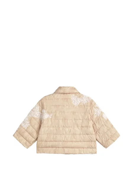 Pikowana kurtka Ermanno Firenze w kwiatki