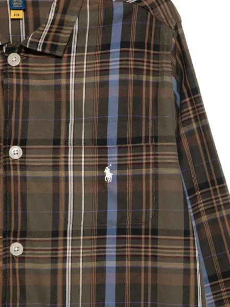 Καρό πιτζάμας Polo Ralph Lauren με κέντημα πράσινο