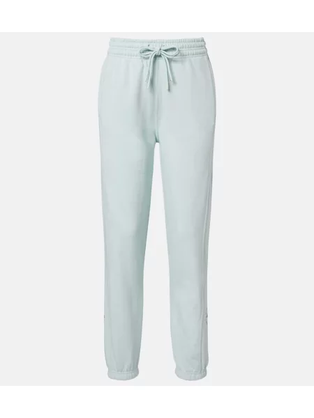 Pantaloni de trening Adidas By Stella Mccartney din jerseu verde