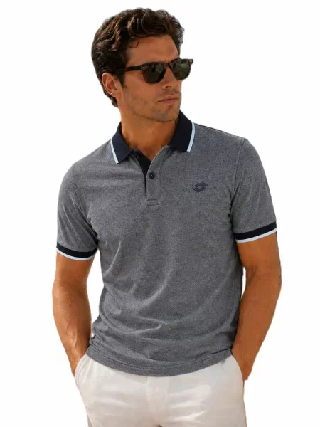 Tricou polo Lotto gri
