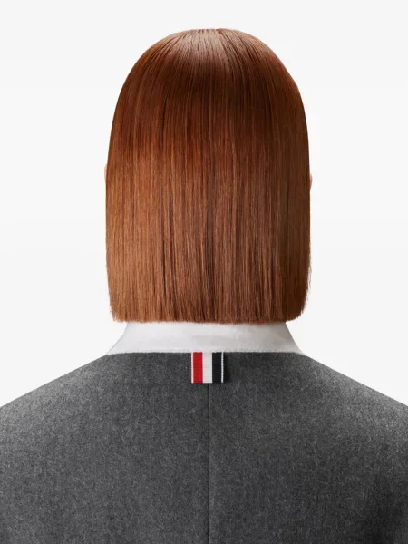 Вълнено яке Thom Browne сиво