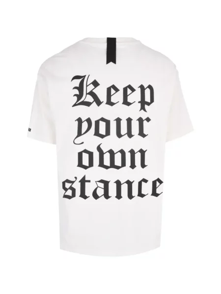 Tricou Stance cu autograf alb