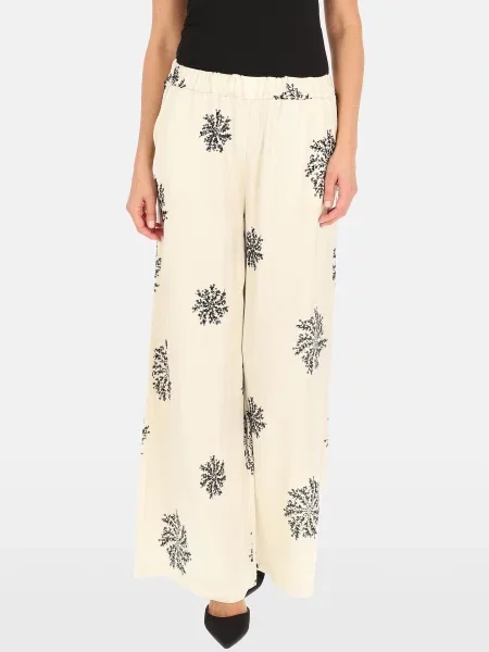 Pantaloni Perso cu paiete negru