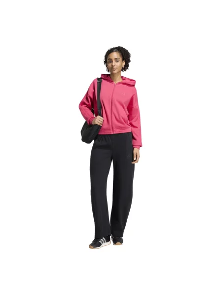Adidas Dres z Kapturem Full Zip Energize Różowy L czarny