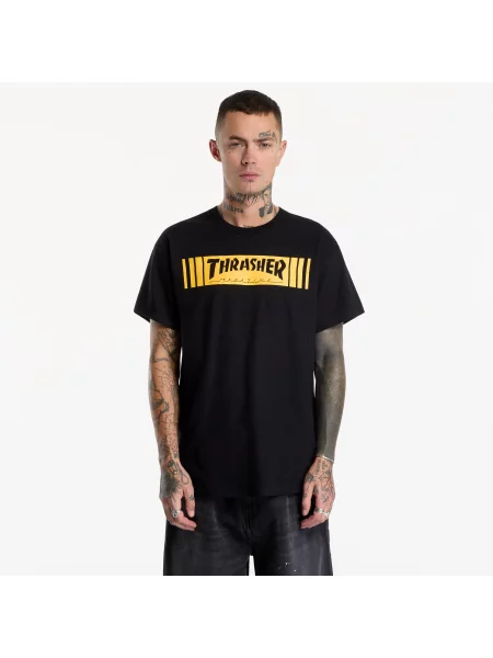 Tricou Thrasher Bar T-Shirt Black S negru