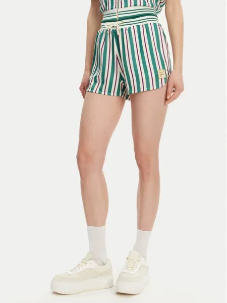 Fila pantaloni scurți Lassance cu imprimeu high waist verde