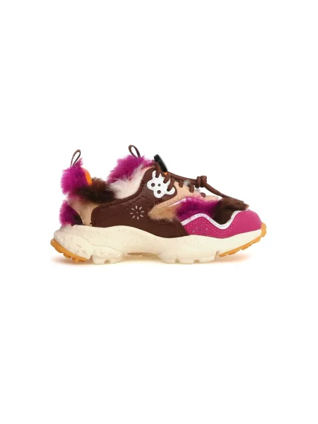 Sneakersy dziecięce Flower Mountain różowe