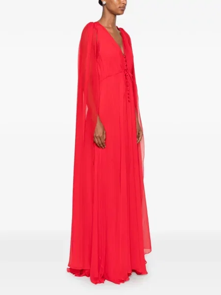Rochie Silk Love & Lace de mătase roșu