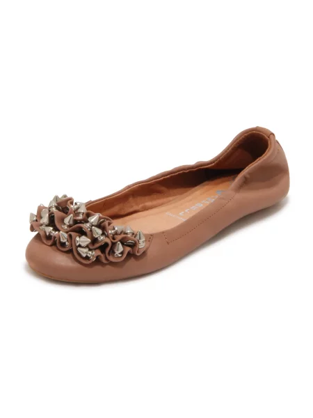 Balerinki Jeffrey Campbell beżowe