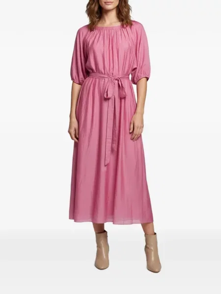 Rochie maxi 's Max Mara evazată roz