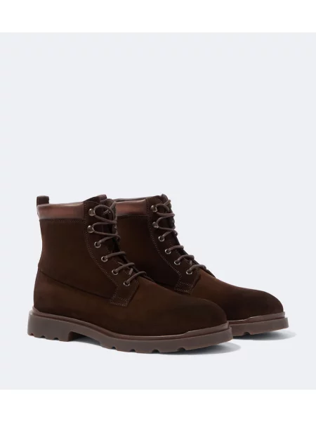 Botine Magnanni din piele de căprioară maro