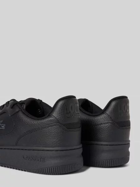 Sneakersy Lacoste skórzane czarne