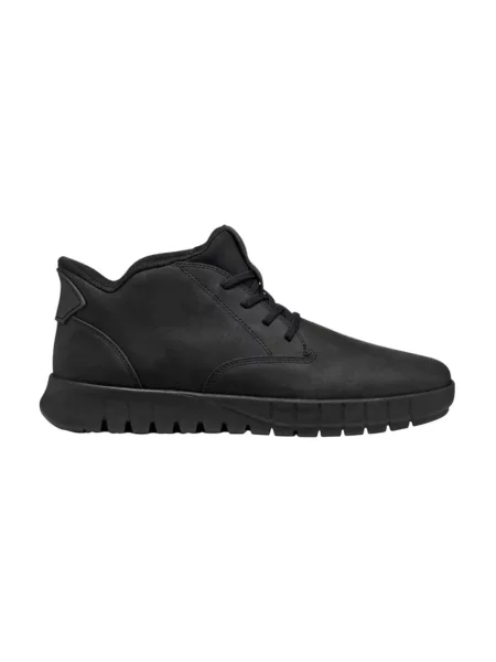 Sneakersy Geox skórzane czarne