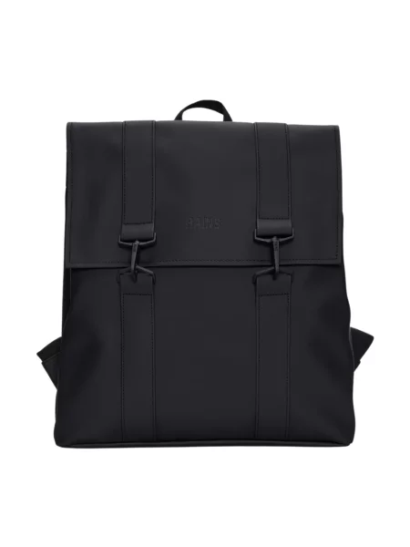 Rains MSN Bag Black Unisex Plecaki i torby Rains Size: One size czarny