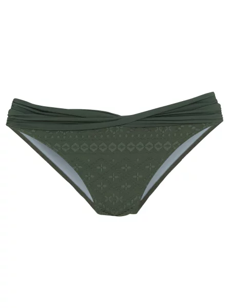 LASCANA Slip costum de baie oliv