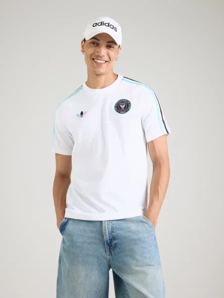 ADIDAS PERFORMANCE Funkčné tričko tyrkysová / čierna biela