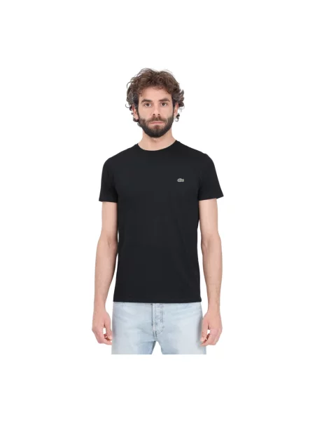 T-shirt LACOSTE Base T-shirt Black M czarna