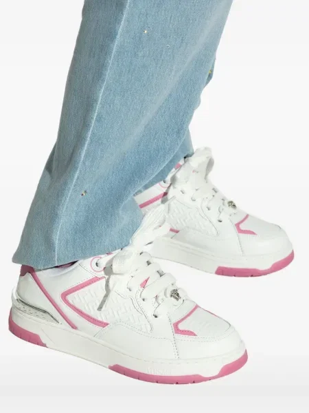 Sneakerși Versace din piele alb