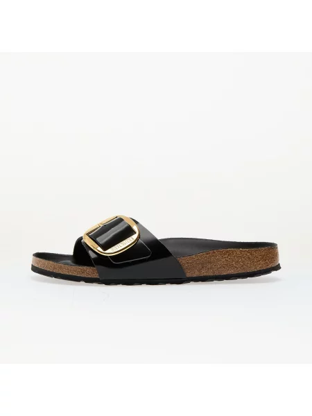 Trampki Birkenstock skórzane na sprzączkę czarne