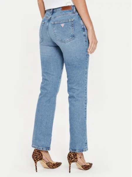 Guess Jeans Jeans hlače Straight Fit modra