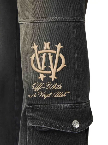 Lepršave traperice Off-white bijela