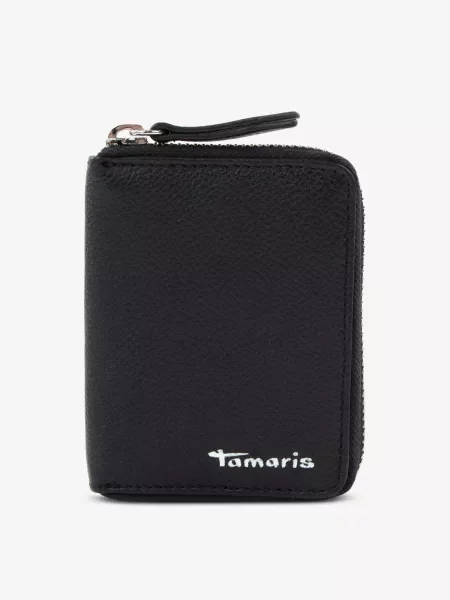 Tamaris Peněženka Amanda / stříbrná černá