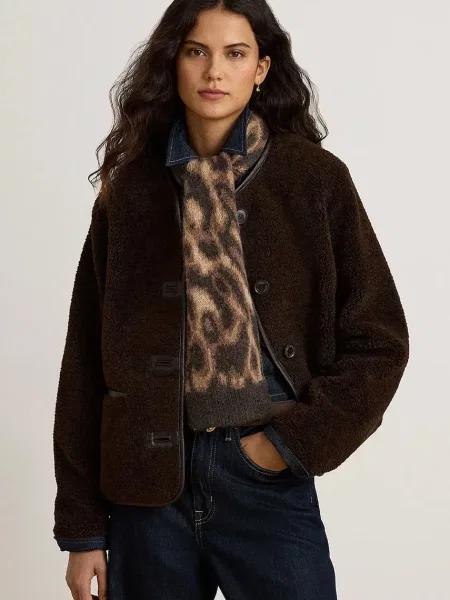 Lauren Ralph Lauren jachetă pentru femei maro