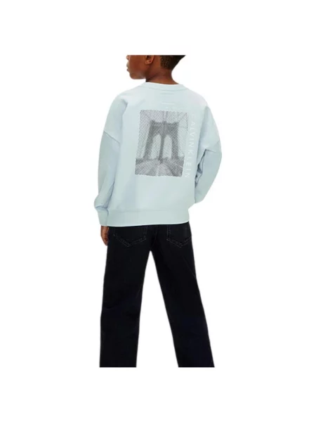 Mikina Calvin Klein Jeans modrá